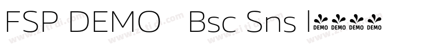 FSP DEMO   Bsc Sns l字体转换